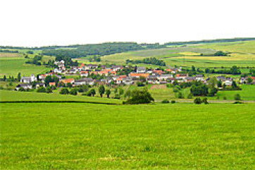 Panorama Oberzerf, Umgebung Ruwertal, Kleinzentrum Gemeinde Zerf